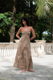 Amai Lace Maxi Dress Beige