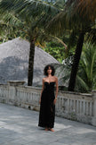 Amai Lace Maxi Dress Black