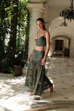 Amai Crop Top Chrome Green