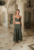 Amai Crop Top Chrome Green