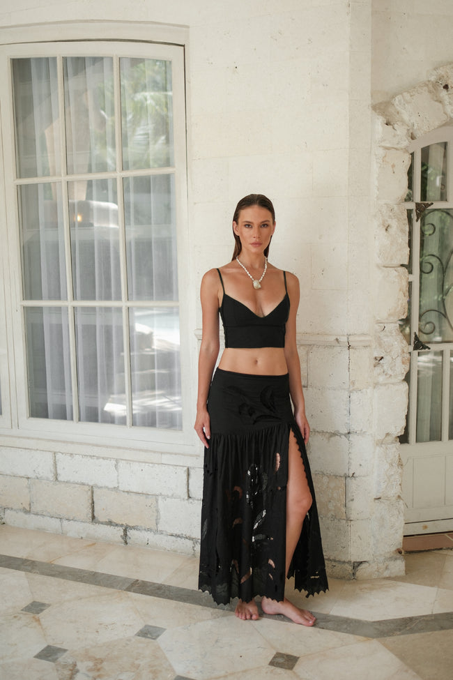 Amai Crop Top Black