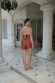 Eden Linen Vest Henna