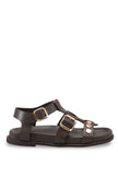 Jalen  Sandals - Dark Brown
