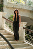 Leia Linen Dress Black